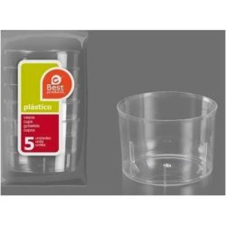 Guirca 5 Small Transparent Cups 230ml