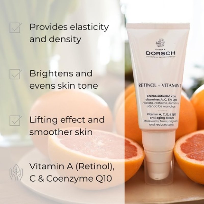 FARMA DORSCH Moisturizing Face Cream with Retinol and Vitamin C 50ml