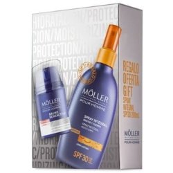 Anne Moller Men Sensitive Balsamo 50ml Solar Spf30 200ml Vapo