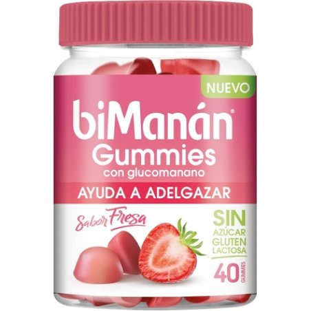 Bimanan Gummies with Glucomannan for Weight Control Strawberry Flavor