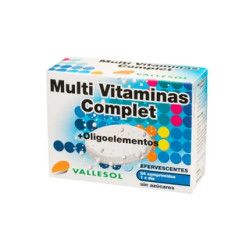 Vallesol Vallesol Multivitamins Complete Trace Elements Effervescent 24 Tablets