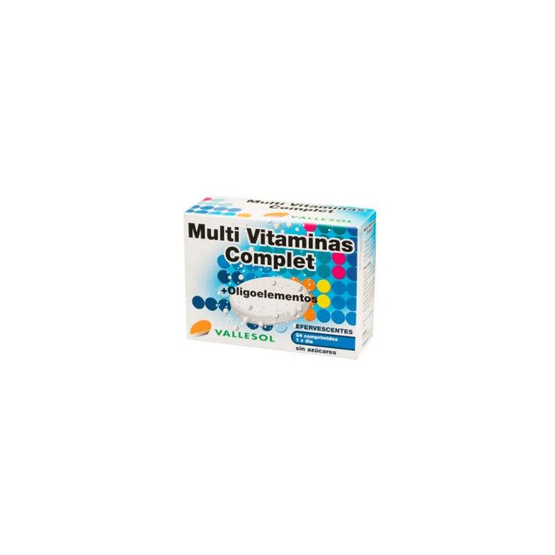Vallesol Vallesol Multivitamins Complete Trace Elements Effervescent 24 Tablets