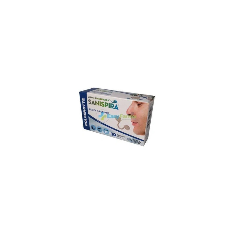 Polifarma Benessere Sanispira Reduces Snoring Size M 10 Pieces