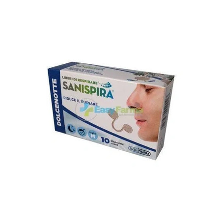 Polifarma Benessere Sanispira Reduces Snoring Size M 10 Pieces