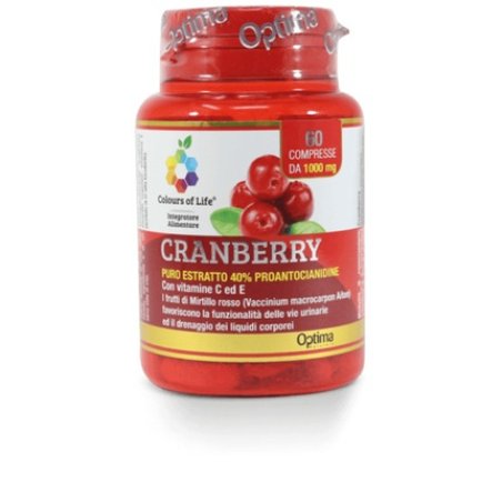 Cranberry Puro Extract 40% Colours Of Life Optima Naturals 60 Tablets