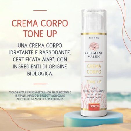 Optima Naturals Marine Collagen Body Cream Tone Up with Marine Collagen and Firming Complex 200ml
