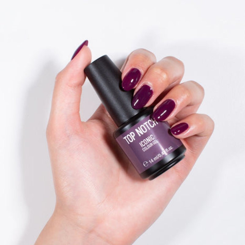 Top Notch by Mesauda Iconic Colour Gel nail polish 14 ml Purple