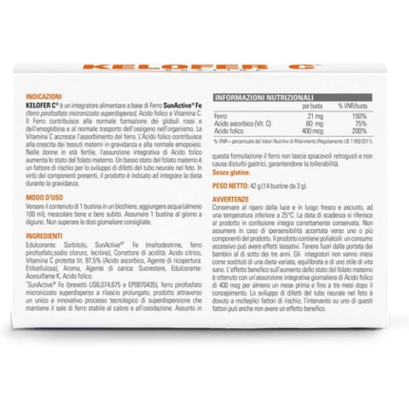 Kelofer C Iron Supplement with Folic Acid and Vitamin C