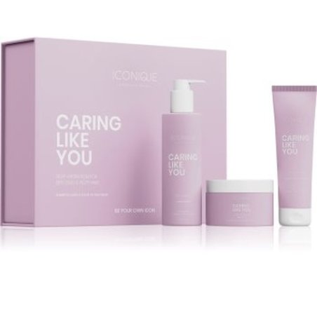 Iconique Professional Caring Like You Deep Hydration Set: Shampoo 250 Ml, Leave-In Treatment 150 Ml, Mask 200 Ml