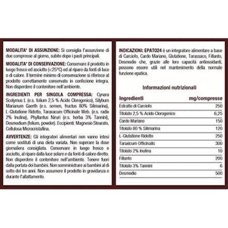 Epato24 Nutraceutical for Liver and Fat Metabolism