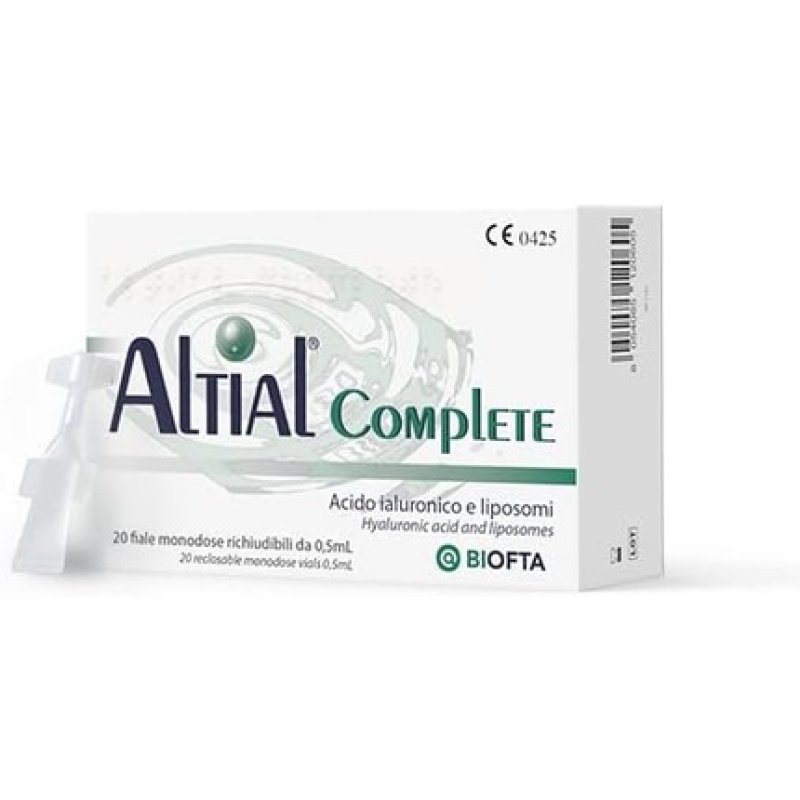 Soluzione Oftalmica Lubrificante Altial Complete 5 Vials 0.5ml - Pack of 4