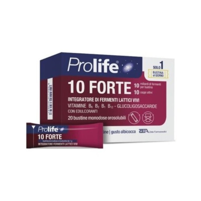 ZETA FARMACEUTICI Prolife 10 Forte Probiotic Supplement