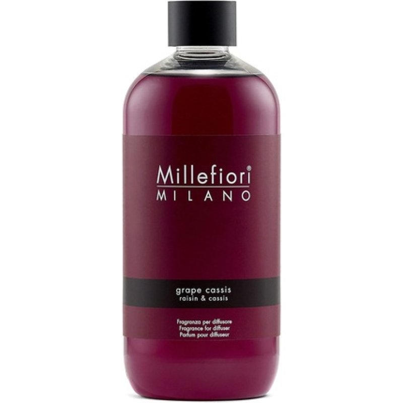 Millefiori Milano Grape Cassis Natural Refill for Diffuser 500ml
