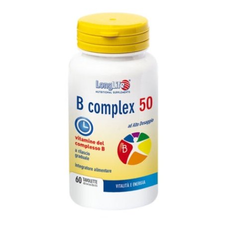 B-Complex 50 t/r LongLife 60 Divisible Tablets