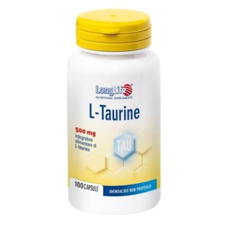 L-Taurine 500mg LongLife 100 Capsules
