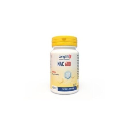 LONGLIFE Nac 600mg Lung Health Supplement 60 Capsules