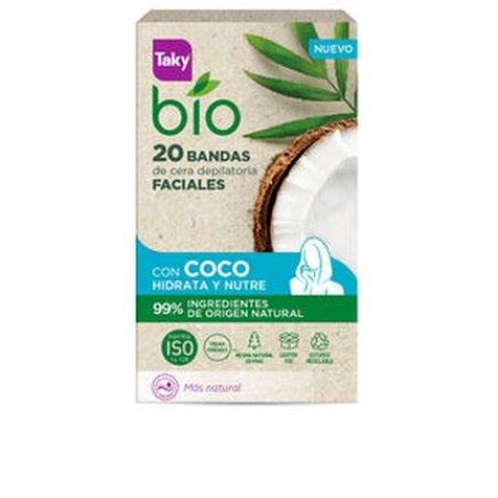 Bio Coco Facial Wax Strips 20 Units
