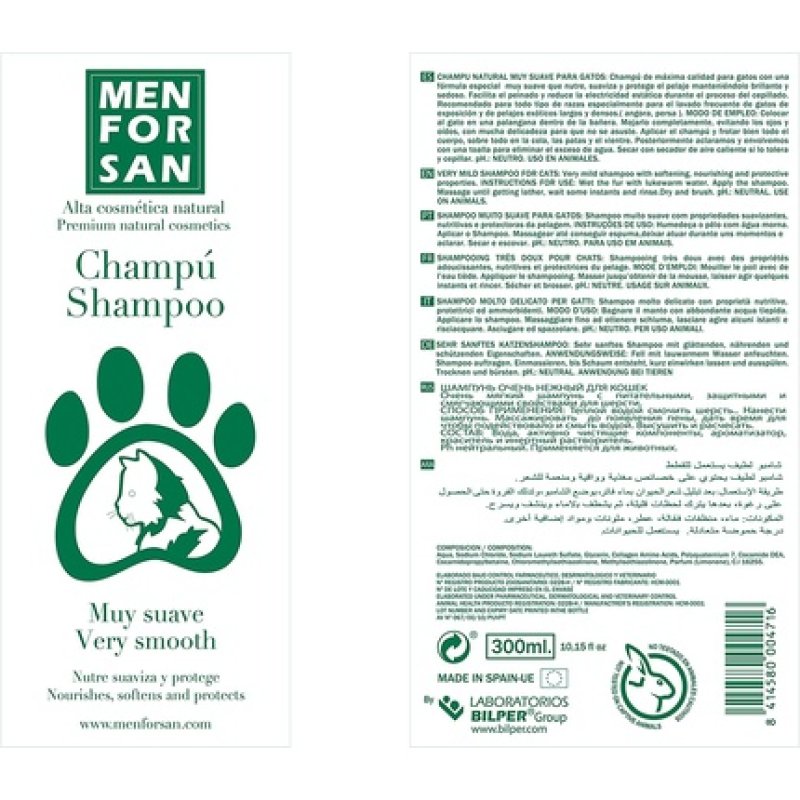 Menforsan Very Soft Shampoo