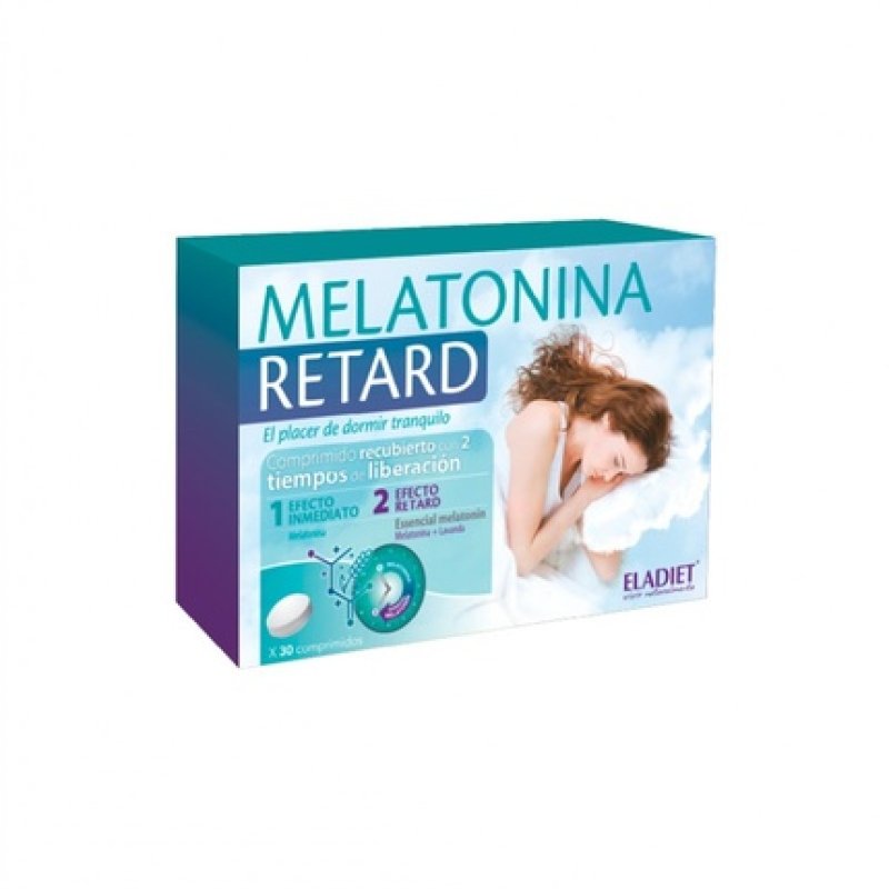 Eladiet Melatonin Retard 1.85mg 30 Tablets - Sleep Aid Supplement