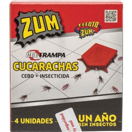 Zum Gel Trap Cucas 4 Units Red