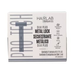 Salerm Hairlab Metal Lock Silk Plus Ampoules 5ml - Pack of 12