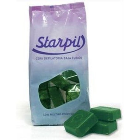 Starpil Stripless Green Hard Wax Tablets 1kg