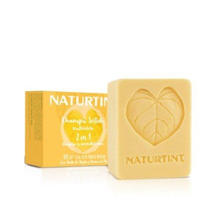 Naturtint Nourishing 2 in 1 Solid Shampoo and Conditioner for Dry, Damaged, and Rebellious Hair 75ml