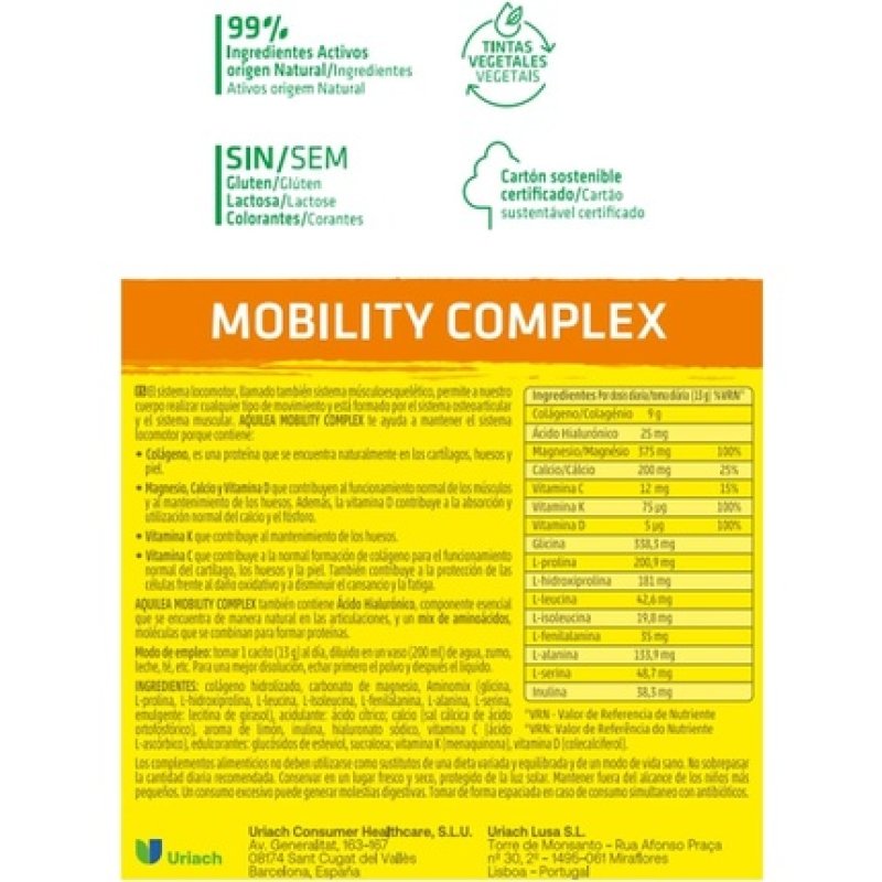 Aquilea Mobility Complex Powder 375g - Pack of 2