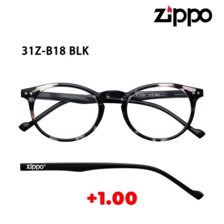 Zippo Zippo 31z-B18-Blk100 Reading Glasses 1.00
