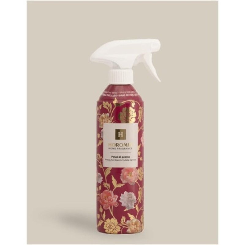 Horomia Two-Phase Air Freshener Spray for Rooms and Fabrics Peony Blossoms 500ml