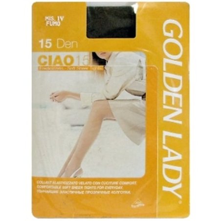 Golden Lady Calzecol36ndai2 Ciao Tights 15 Den Brown Daino Size Ii 36n