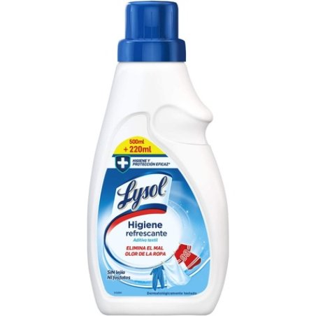 Lysol Hygiene Refreshing Clothes, Textile Additive Eliminates Odors 720 Ml