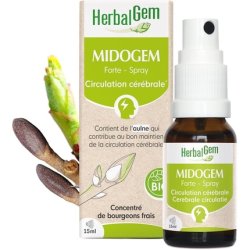 Herbalgem Midogem Forte Bio Spray Concentrated Gemmotherapy Complex 15ml