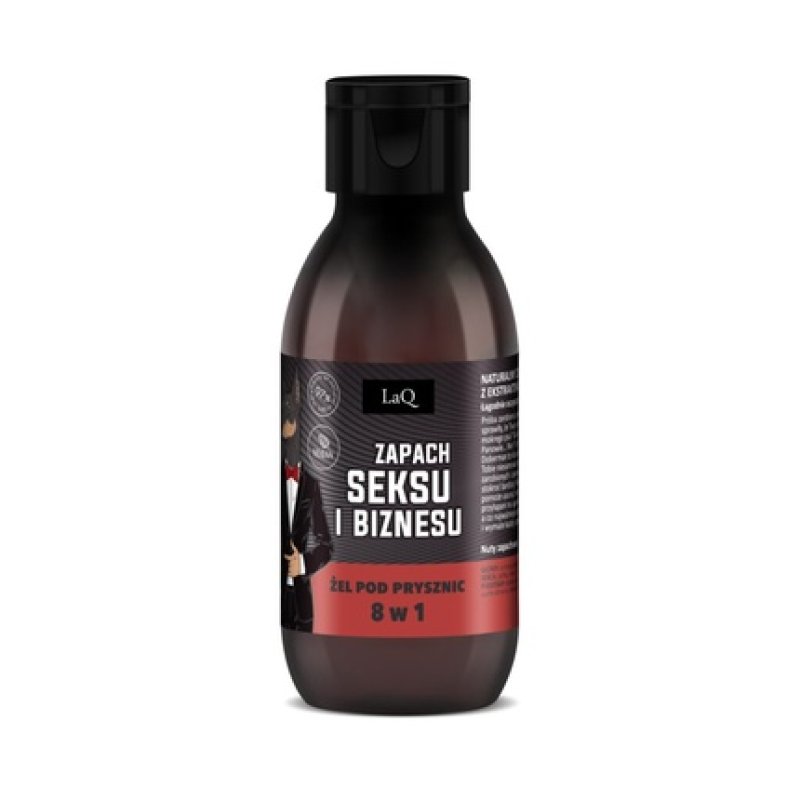 Laq Mini Fragrance Of Sex And Business Shower Gel 8 In 1 Black Matte 100ml