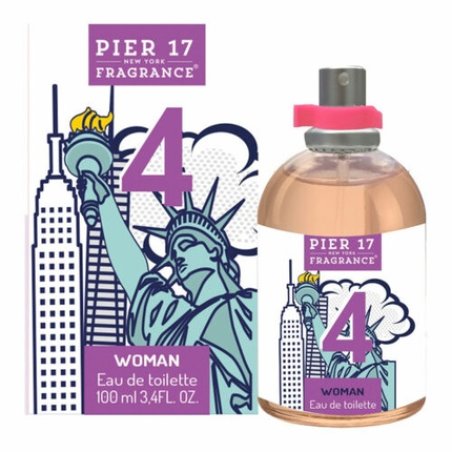 Pier 17 New York Women's Perfume EDT 100ml - Pack of 4