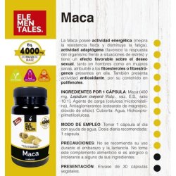 Novadiet Elemental Maca Capsules with Maca Extract Supplement