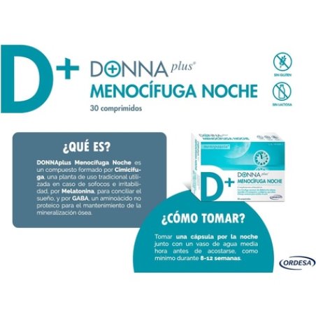 Donna Plus Menocifuga Noche 30 Tablets