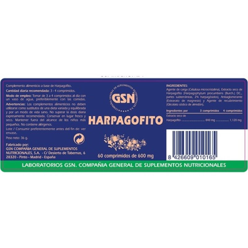 Harpagofito 60 Tablets