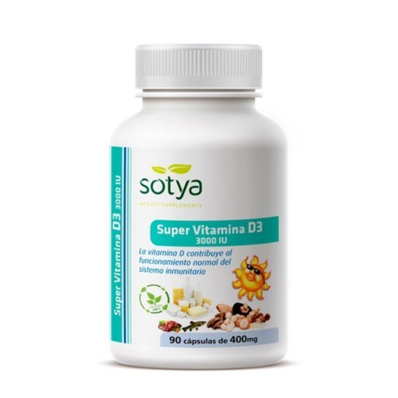 Sotya Super Vitamin D3 3000 Iu 90 Capsules