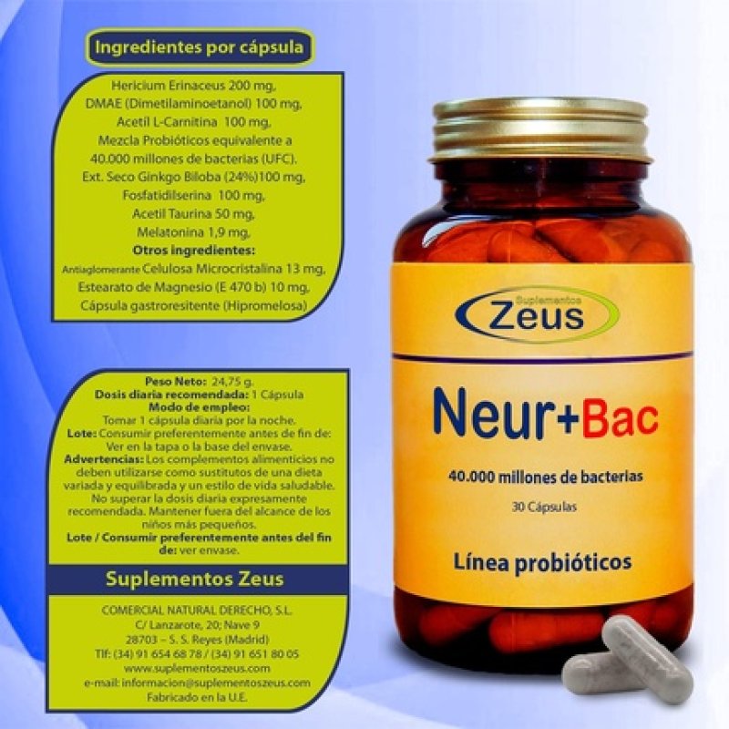 Neur Bac Promotes Neuronal Development and Balances Microbiota