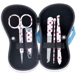 BIFULL Manicure Kit 5 Pieces Topos Flip Flop Black/White Standard