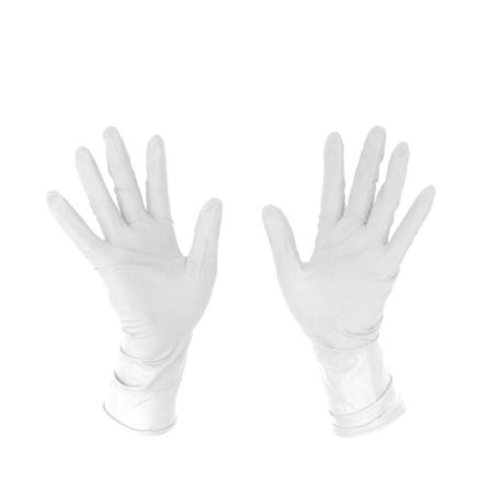 Accessories White Latex Gloves - Size Small - 100 Pieces