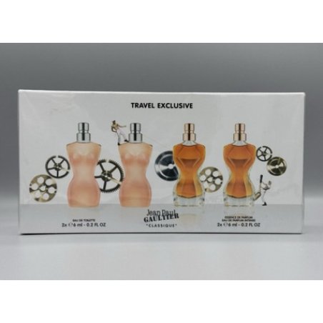 Jean Paul Gaultier Classique Travel Exclusive Set 6ml - Pack of 4