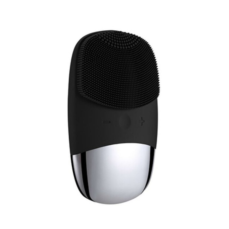 Flat Silicone Skin Cleansing Brush (black)