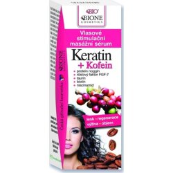 Bione 100% Organic/Vegan Keratin & Caffeine & Biotin Hair Serum/Hair Tonic Without Mineral Oil, Silicones, Parabens,