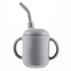 Zopa Silicone Mug 2 in 1 Dove Grey 1 pc