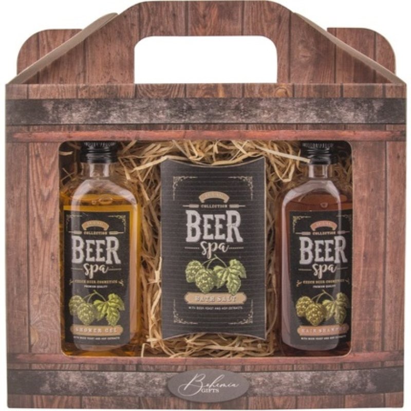 Bohemia Gifts & Cosmetics Beer Spa gift set for men