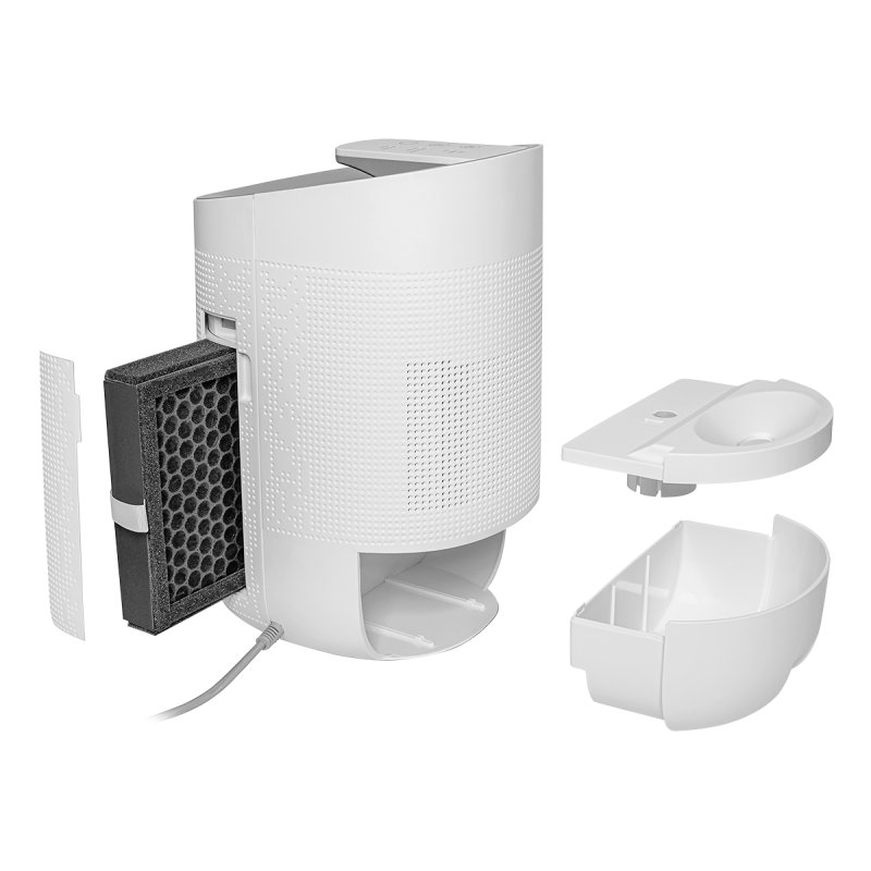Concept OV1200 déshumidificateur 1 L 50 dB 45 W Argent, Blanc