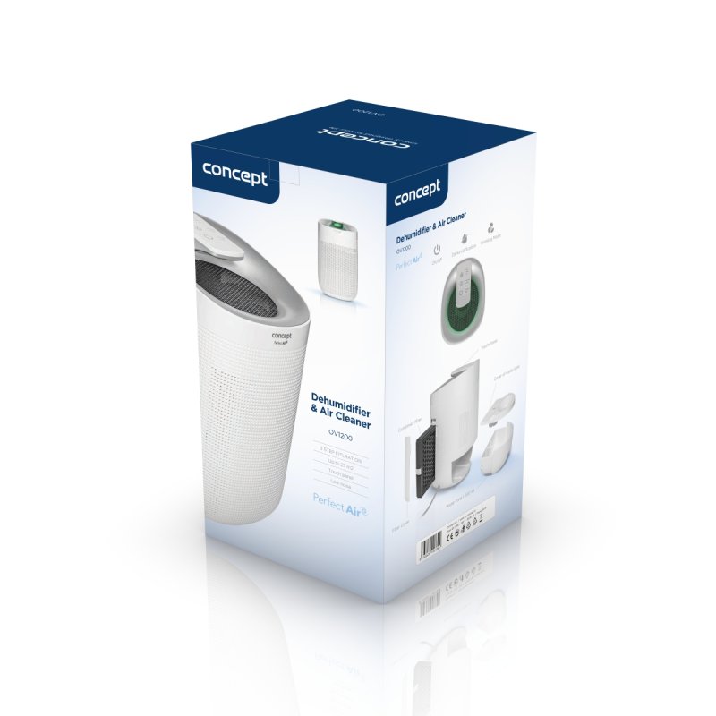Concept Hausgeräte Ov1200 Perfect Air Dehumidifier With Air Purifier
