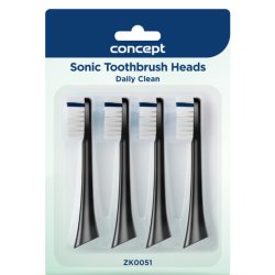 Concept ZK0051 tête de brosses 4 pièce(s) Noir